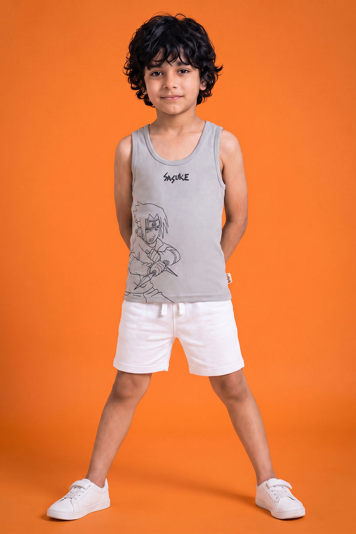 Lee Cooper Boys Naruto Vest (Pack of 2) - Multicolor — image 8